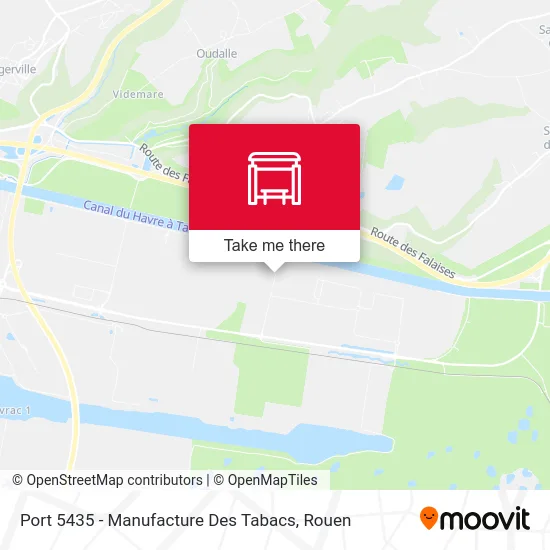 Port 5435 - Manufacture Des Tabacs map