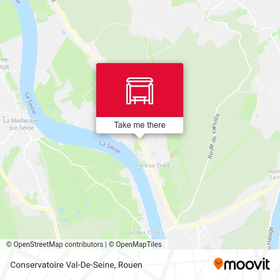 Mapa Conservatoire Val-De-Seine