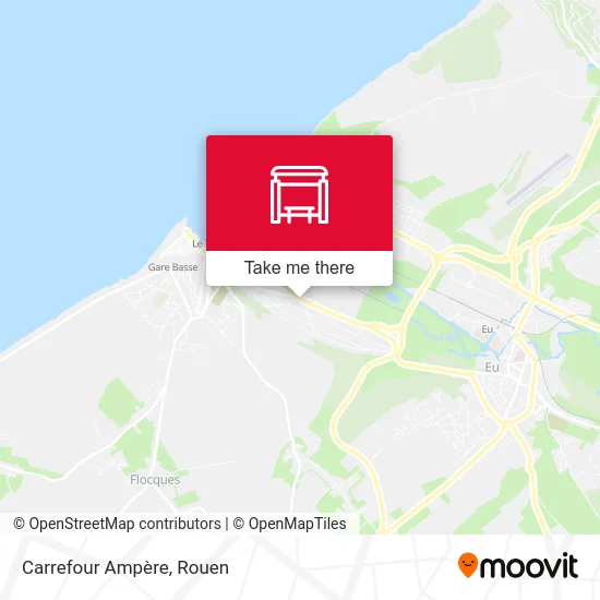 Mapa Carrefour Ampère