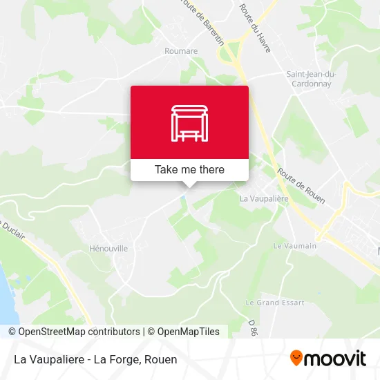 La Vaupaliere - La Forge map