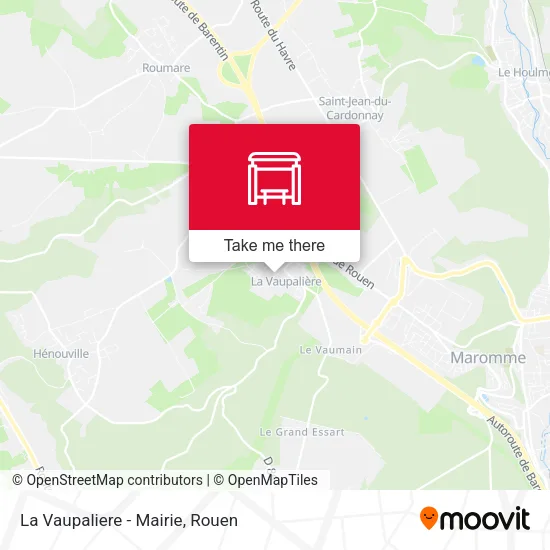 La Vaupaliere - Mairie map