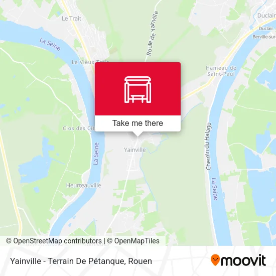 Yainville - Terrain De Pétanque map