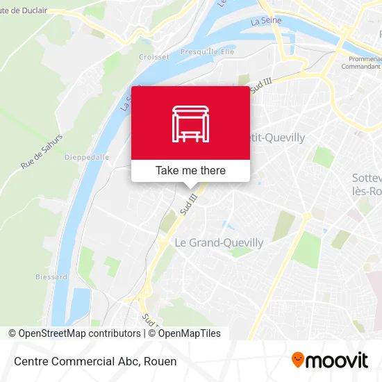 Centre Commercial Abc map