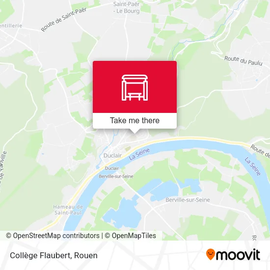 Collège Flaubert map
