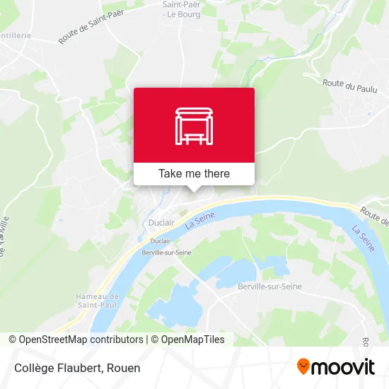 Collège Flaubert map