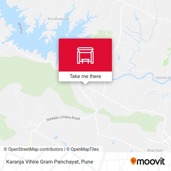 Karanja Vihire Gram Panchayat map