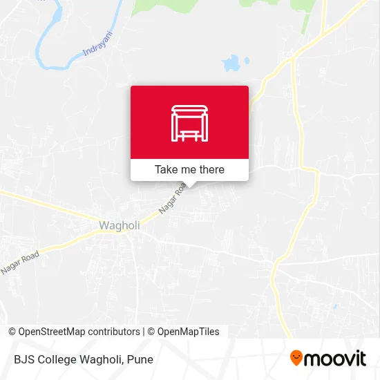 BJS College Wagholi map