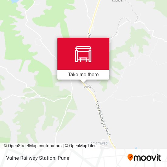 Valhe Railway Station map