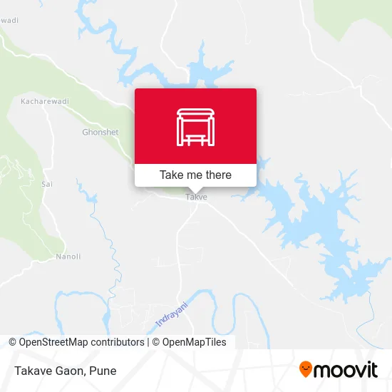 Takave Gaon map