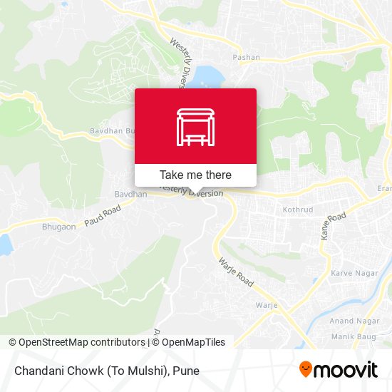 Chandani Chowk (To Mulshi) map