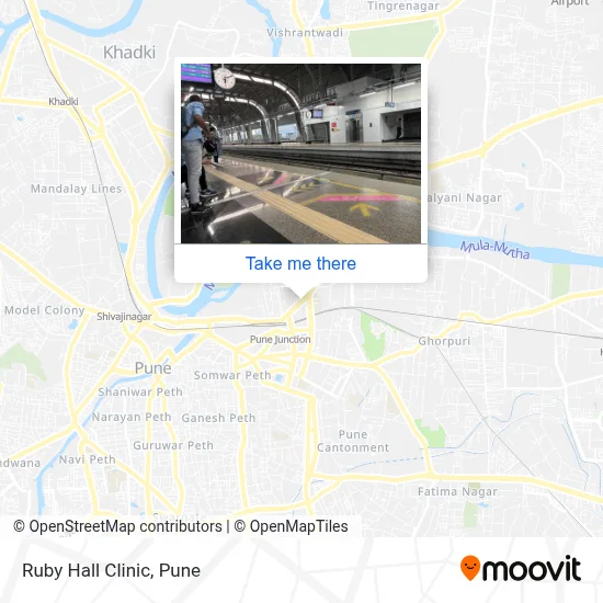 Ruby Hall Clinic map