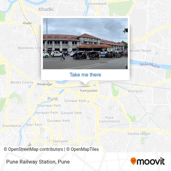 Pune Railway Station map