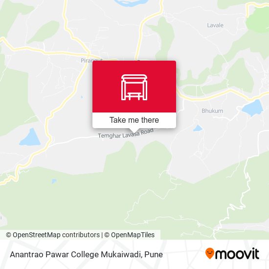 Anantrao Pawar College Mukaiwadi map