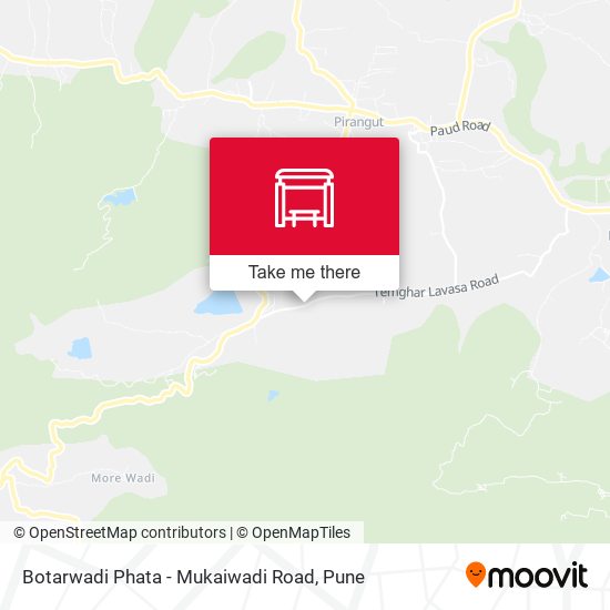 Botarwadi Phata - Mukaiwadi Road map