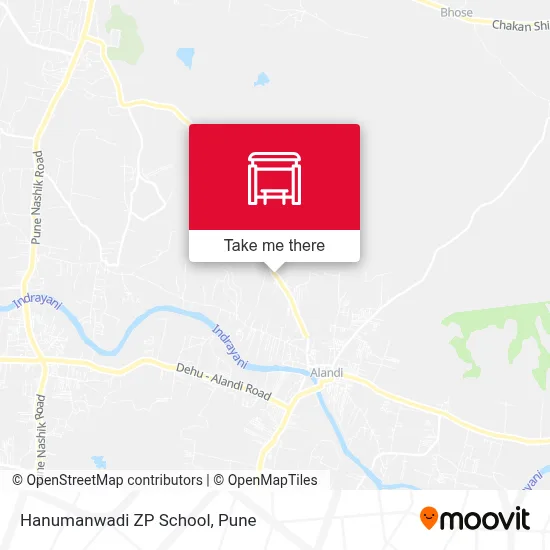 Hanumanwadi ZP School map