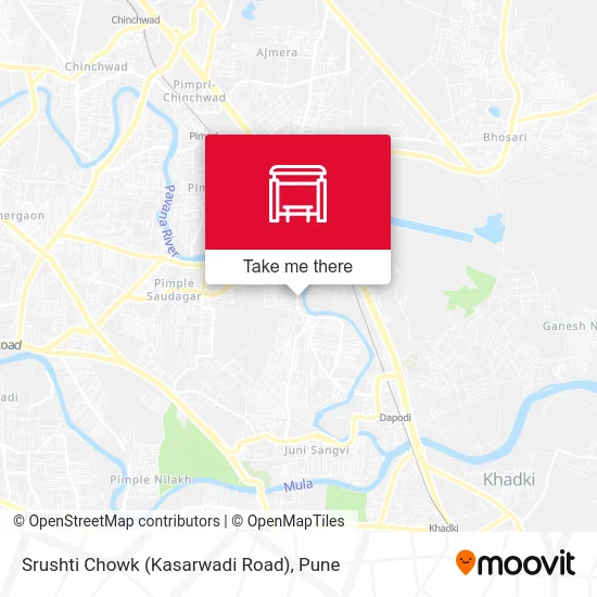 Srushti Chowk (Kasarwadi Road) map