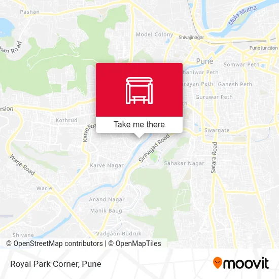 Royal Park Corner map