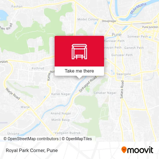 Royal Park Corner map
