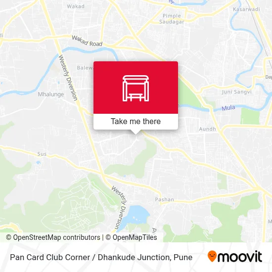 Pan Card Club Corner / Dhankude Chowk map