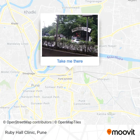 Ruby Hall Clinic map