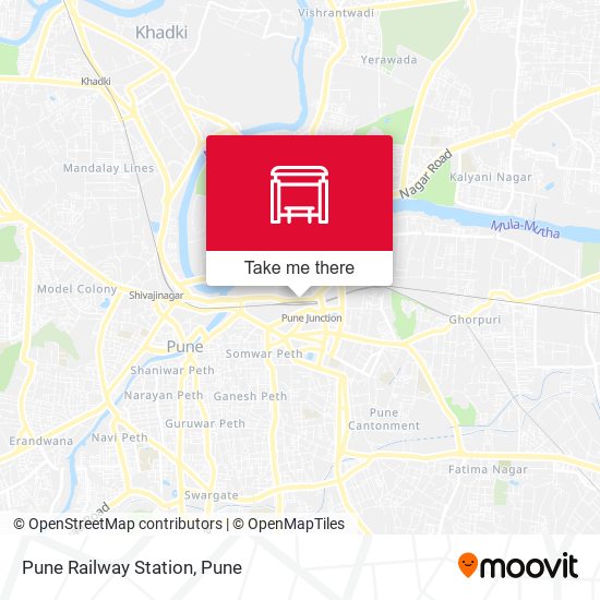 Pune Railway Station map