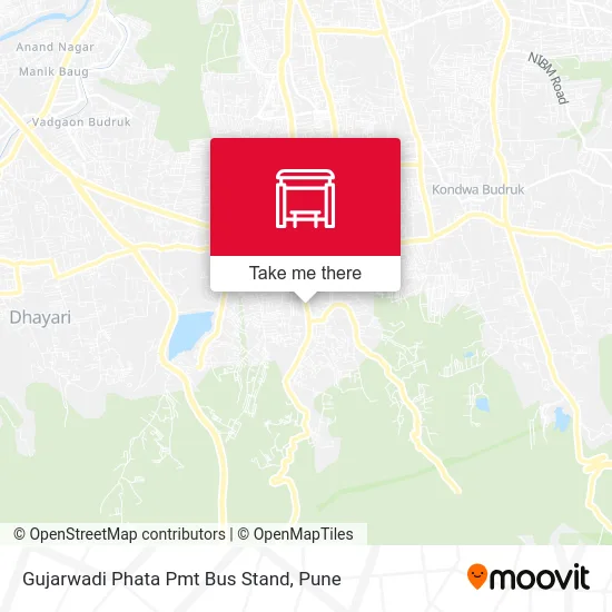Gujarwadi Phata Pmt Bus Stand map