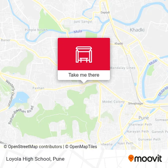 Loyala High School map