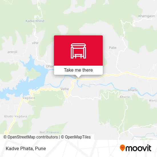 Kadve Phata map