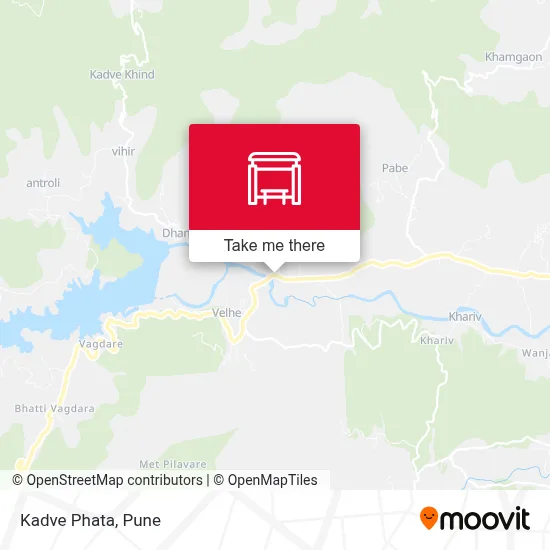 Kadve Phata map