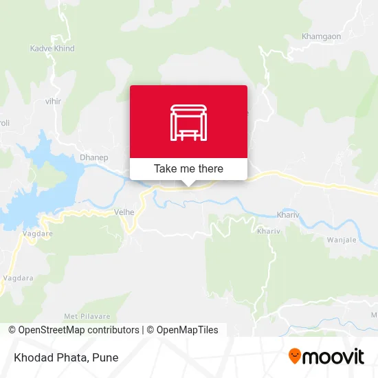 Khodad Phata map