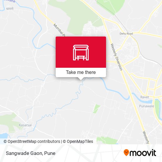 Sangwade Gaon map