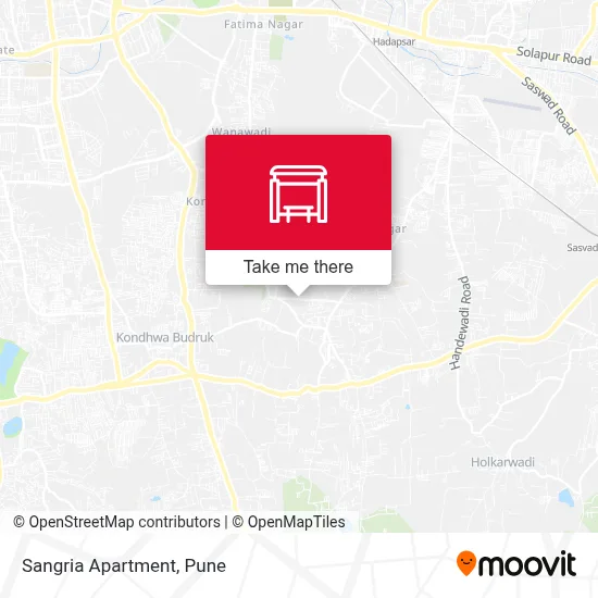 Sangria Apartment map