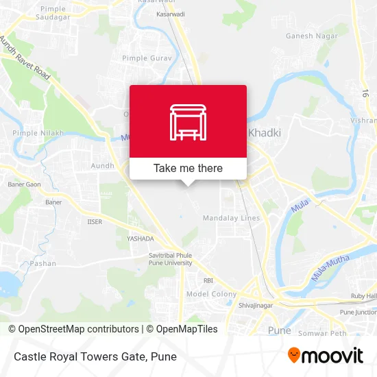 Castle Royal Towers Gate map