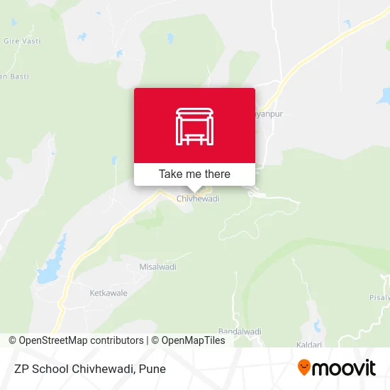 ZP School Chivhewadi map