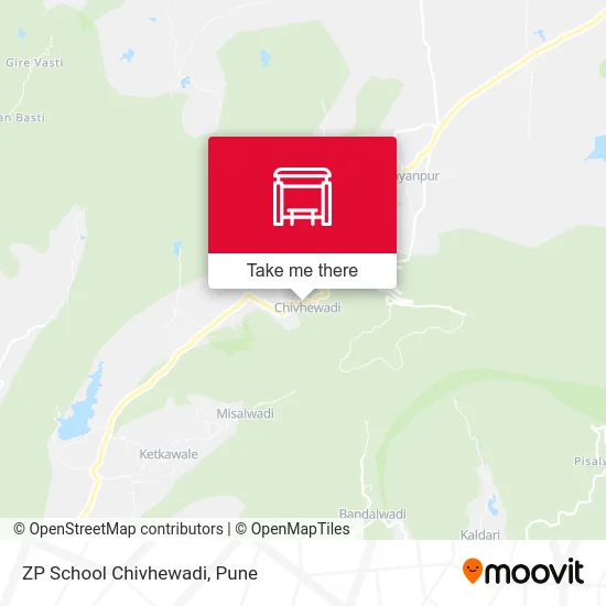 ZP School Chivhewadi map