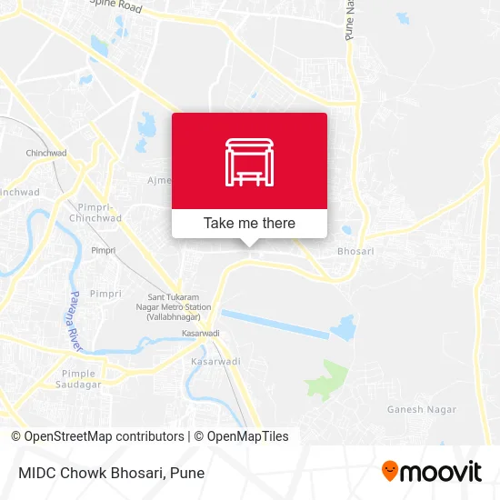 MIDC Chowk Bhosari map