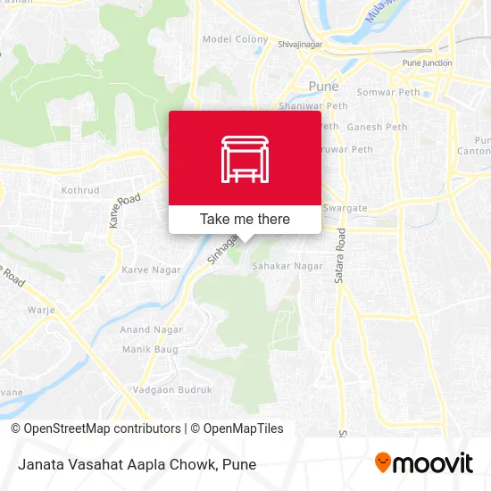 Janata Vasahat Aapla Chowk map