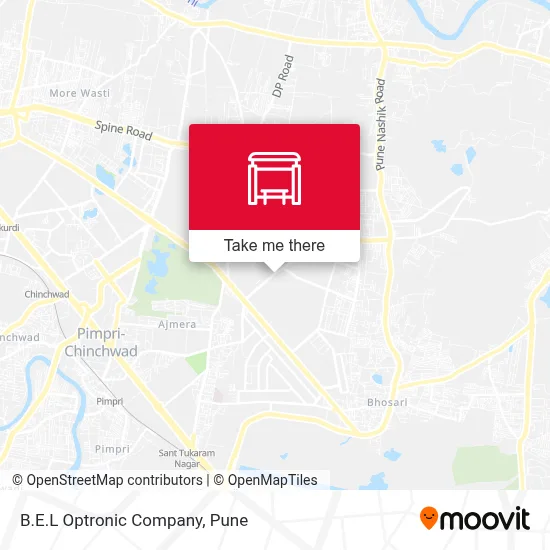 B.E.L Optronic Company map
