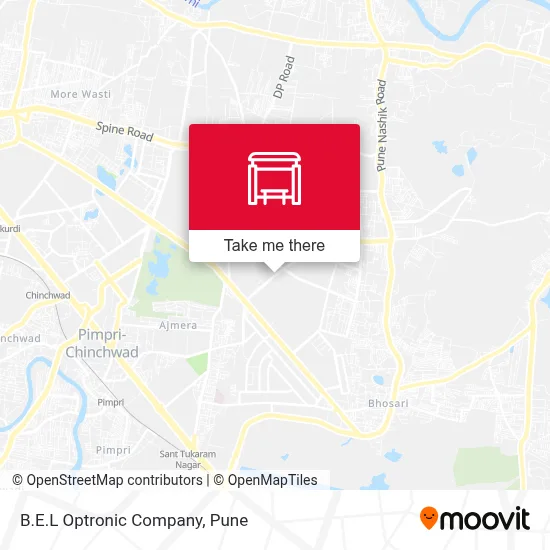 B.E.L Optronic Company map