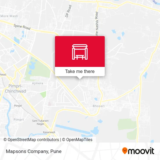 Mapsons Company map