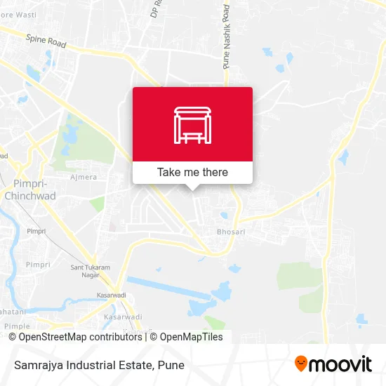 Samrajya Industrial Estate map