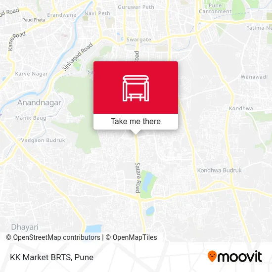 KK Market BRTS map