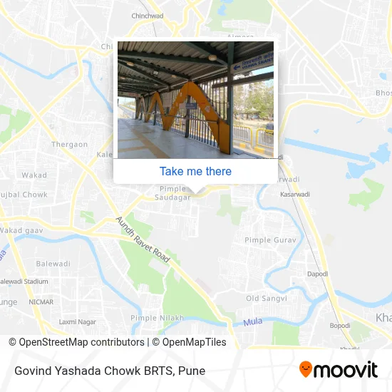 Govind Yashada Chowk BRTS map