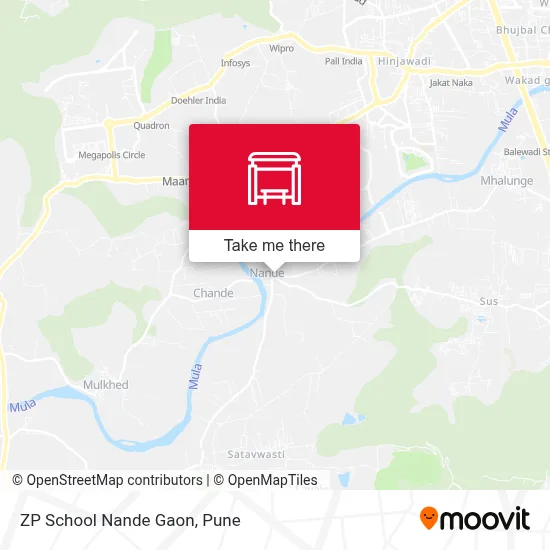 ZP School Nande Gaon map