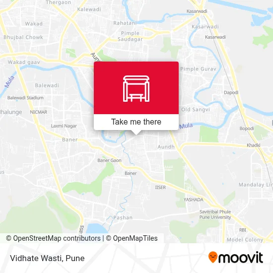 Vidhate Wasti map