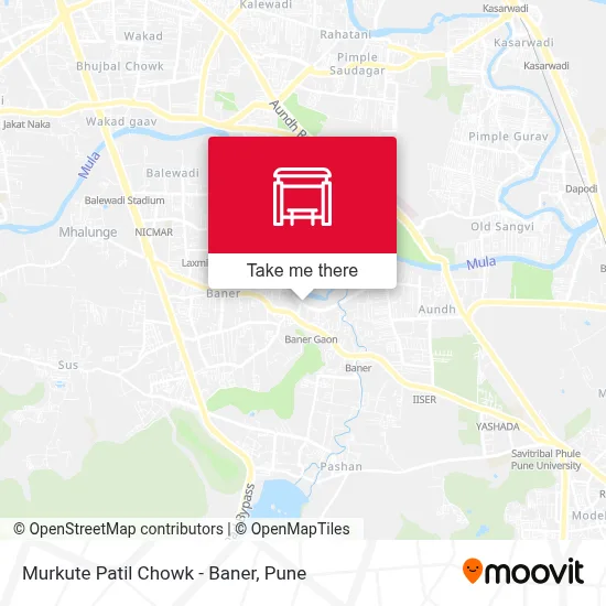 Murkute Patil Chowk - Baner map