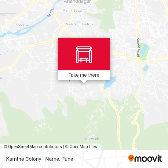 Kamthe Colony - Narhe map