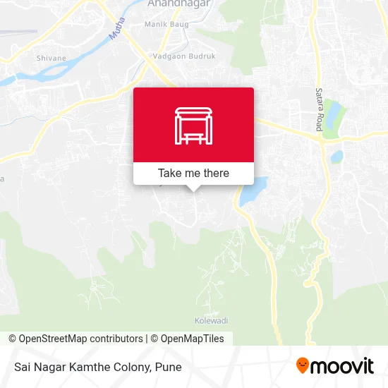 Sai Nagar Kamthe Colony map