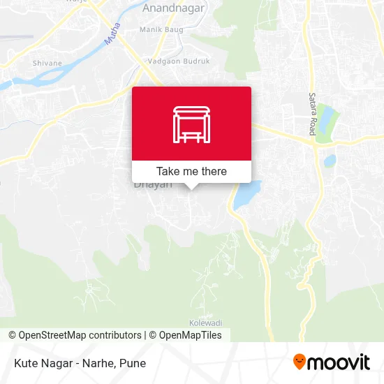 Kute Nagar - Narhe map