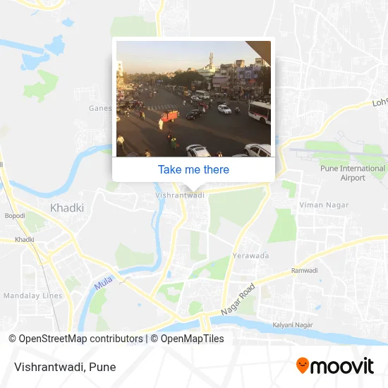 Vishrantwadi map